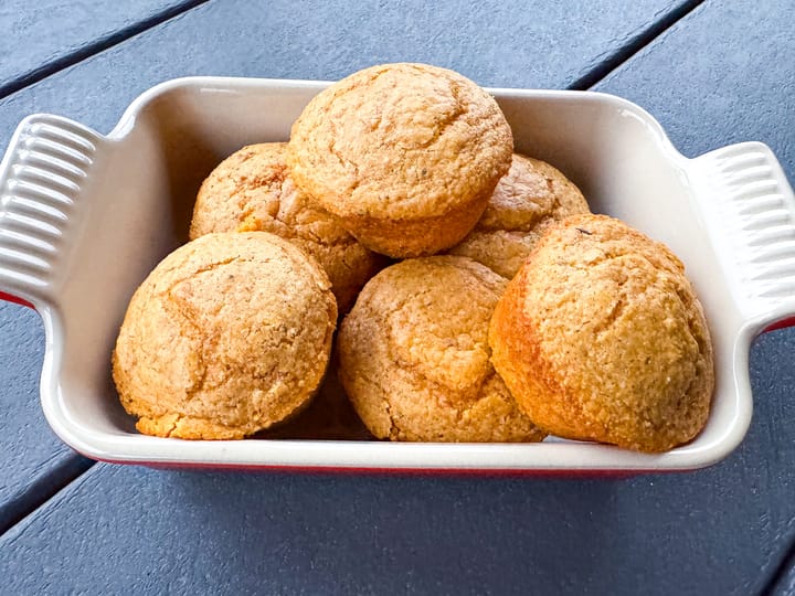 Spicy Italian Cornbread Muffins